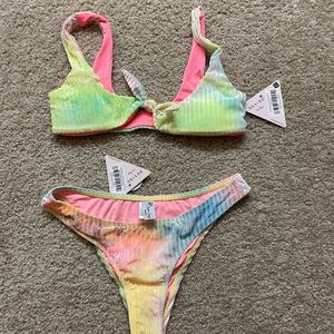 DIPPIN DAISY CottonCandy Bikini XS TOP // S BOTTOM